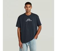 G-STAR Multi Technique Relaxed T-Shirt Dunkelblau XL salute D29296-E385-C742-XL