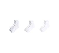 Sportsocken G-STAR "MUSK, 3 PACK ANKLET SPORTS SOCKS", Damen, Gr. 39-42, hellweiß, Materialmix, unifarben, Socken Sportsocken, unifarben, mit Logo-Jacquard (75918952-39) hellweiß