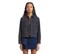 G-Star Damen Shirtjacke Officer Jacke 3.0 Grau (petrol) XS 90% Viskose/10% Polyester