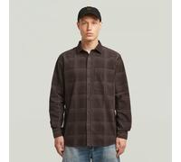 G-star D28117-c436 Regular Fit Langarmhemd XL Ganache Gold Laser Check