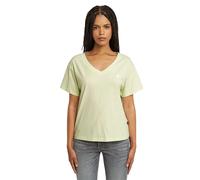 T-Shirt G-STAR "Open V-Neck Relaxed Top", Damen, Gr. S, bright pistache, Obermaterial: 100% Baumwolle, Shirts T-Shirt (12057110-S) bright pistache