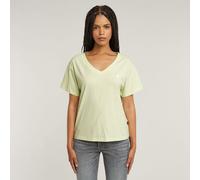 G-STAR Open V-Neck Relaxed T-Shirt Grün L bright pistache D26067-D601-C450-L