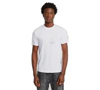 G-Star Raw T-Shirt mit Label-Print Modell 'Originals' in Weiss, Größe XL