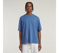 G-STAR Overdyed Center Chest Boxy T-Shirt Mittelblau M dutch blue gd D24780-C756-H177-M