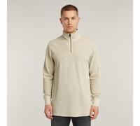 G-STAR Overdyed Half Zip Tweeter Beige L dk brick gd D26451-D895-D848-L