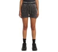 Shorts G-STAR "Overdyed Sweat Shorts", Damen, Gr. M, Normalgrößen, petrol double dye, Obermaterial: 100% Baumwolle, Hosen Shorts (98340564-M) petrol double dye