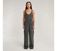 G-STAR Overdyed Utility Loose Jumpsuit Schwarz XL dark black garment dyed D26100-C756-B564-XL