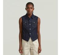G-STAR Pitched Hem Slim Weste Dunkelblau XXS rinsed D29079-D934-082-XXS
