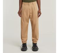 G-STAR Pleated Chino Relaxed Tapered Braun 28-32 lion gd D24543-D910-B666-2832