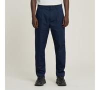 G-STAR Pleated Chino Relaxed Tapered Dunkelblau 28-30 salute D24543-D967-C742-2830