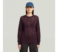 G-STAR Pointelle Knit Pullover Rot XS Maroon D27724-B754-671-XS