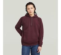 Hoodie G-STAR "Premium Core 2.0", Damen, Gr. M (38), braun (maroon), Sweatware, Obermaterial: 55% Baumwolle, 45% Polyester, unifarben, regular fit, Raglanärmel angesetztes Bündchen, Sweatshirts, mit S