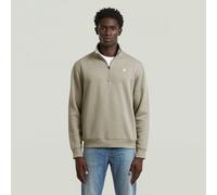 G-STAR Premium Core Half Zip Sweater Beige M elephant skin D26459-C235-G106-M