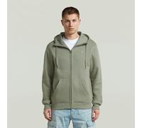 Sweatshirt G-STAR "Sweatjacke Premium core hdd zip sw l\s", Herren, Gr. L, grün (hellgrün), Obermaterial: 55% Baumwolle CO. 45% Polyester PES., Sweatshirts Sweatshirt (60999923-L) hellgrün