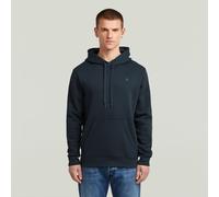 Kapuzensweatshirt G-STAR "Premium Hoody", Herren, Gr. M, blau (salute), Sweatware, Obermaterial: 55% Baumwolle, 45% Polyester, unifarben, casual, normal, Langarm Bündchen, Sweatshirts (77783166-M) sal