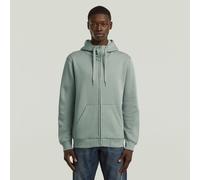 G-STAR Premium Core Hooded Zip Sweatshirt Hellblau S iceberg green D16122-C235-C959-S