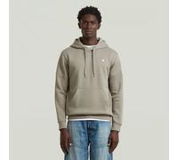 Longpullover G-STAR "Premium Core Hoodie Sweater", Herren, Gr. L, elephant skin, Obermaterial: 55% Baumwolle, 45% Polyester, Pullover Longpullover (42698467-L) elephant skin