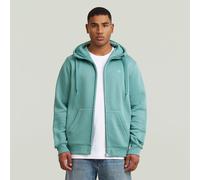 G-STAR Premium Core Hoodie Zip Sweater Mittelblau S mineral blue D16122-C235-H868-S