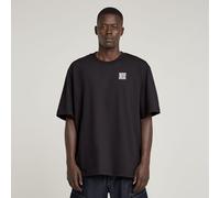 G-STAR QR Mini Maxi Boxy T-Shirt Schwarz S dark black D25975-C784-6484-S
