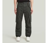 Cargohose G-STAR "R-3N Regular Straight Cargohose", Herren, Gr. 35, Länge 32, asfalt, Obermaterial: 100% Baumwolle, Hosen Cargohose (95541705-35) asfalt