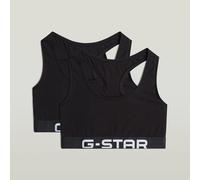 G-STAR Racerback Bralette 2er-Pack Schwarz S black D29432-01-990-S