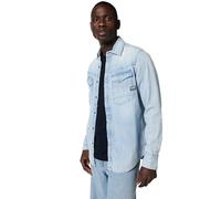 G-Star Langarmhemd D23616-d252 Sun Faded Blue Mist M