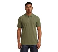 G-STAR Raw C.V. Men's Dunda Overdyed Slim Polo Shirt, Green, XL