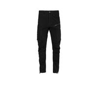 Regular Tapered Fit Cargohose mit Stretch-Anteil Modell 'Rovic' 34/30 men Black