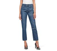G-STAR RAW Damen 3301 High Straight 90's Ankle Colored Jeans, Mehrfarben (medium aged stone D09988-8973-6093), 26W / 32L