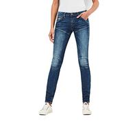 G-STAR RAW Damen 5620 G-Star Elwood Mid Waist Skinny Jeans, Blau (medium aged antic 60881-7899-6348), 24W / 32L