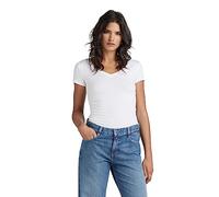 G-Star RAW V-Shirt Base v t wmn cap sl, mit kleinem Logodruck vorne L weiß Damen Jersey Shirts Sweatshirts L weiß
