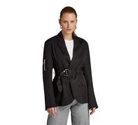 G-Star RAW Damen Belted Blazer, Schwarz (dk Black D24254-D520-6484), M