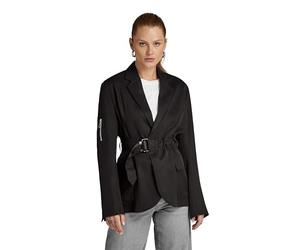 G-Star RAW Damen Belted Blazer, Schwarz (dk Black D24254-D520-6484), M