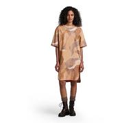 G-STAR RAW Damen Boxy U Tee Allover Kleid