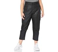 G-STAR RAW Damen C-STAQ 3D Boyfriend Cropped Jeans, Schwarz (Waxed Black Cobler D17870-C526-A946), 26W / 32L