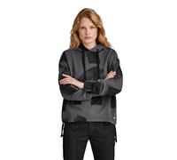 G-Star RAW Damen Calligraphy Allover Loose Hooded Sweatshirt, Mehrfarben (Grey Asphalt raw Paint D24384-D589-G419), XS
