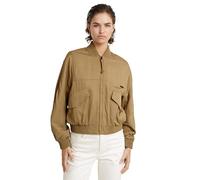 G-STAR RAW Damen Everyday Bomber Overshirt, Beige (safari D23018-D573-B444), S