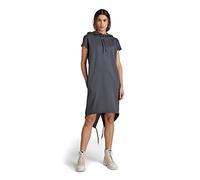 G-STAR RAW Damen Fish Tail Hoodie Sweat Kleid, Blau (fantem blue D21627-D136-863), S