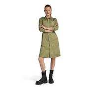 G-Star RAW Damen Fitted Shirt Kleid, Grün (ensis Green D24273-D521-6057), XXS
