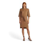 G-Star RAW Damen Half Placket Shirt Kleid, Braun (Toasted Coconut D24272-D521-G289), S