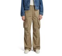G-STAR RAW Damen High Waist Cargohose, Beige (Safari D24401-D401-B444), 31W / 30L
