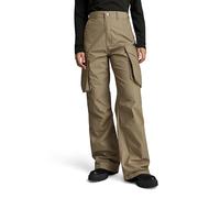G-STAR RAW Damen High Waist Cargohose, Braun (Turf D24401-A790-273), 31W / 34L