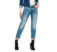 G-Star RAW Boyfriend-Jeans »Kate Boyfriend« mit authentischen Used Effekten, light indigo aged (light blue)