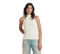 G-Star RAW Damen Open Back Mock Slim Top, Beige (Antique White D24502-D595-G286), S