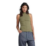 G-Star RAW Damen Open Back Mock Slim Top, Grün (dk Shamrock D24502-D595-7159), XXL