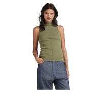 G-Star RAW Damen Open Back Mock Slim Top, Grün (dk Shamrock D24502-D595-7159), XXS