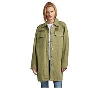 G-STAR RAW Damen Oversized Overshirt, Grün (Smoke Olive D23023-C838-B212), L