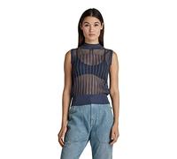 G-STAR RAW Damen Pointelle Knitted Mock Top