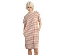 G-Star RAW Damen Printed Loose T-Shirt Kleid, Mehrfarben (Antique White/Finch Stripe D24484-C339-G640), XL