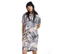 G-Star RAW Damen Printed Loose T-Shirt Kleid, Mehrfarben (Coral pink watertexture Palm D24484-D611-G538), XS